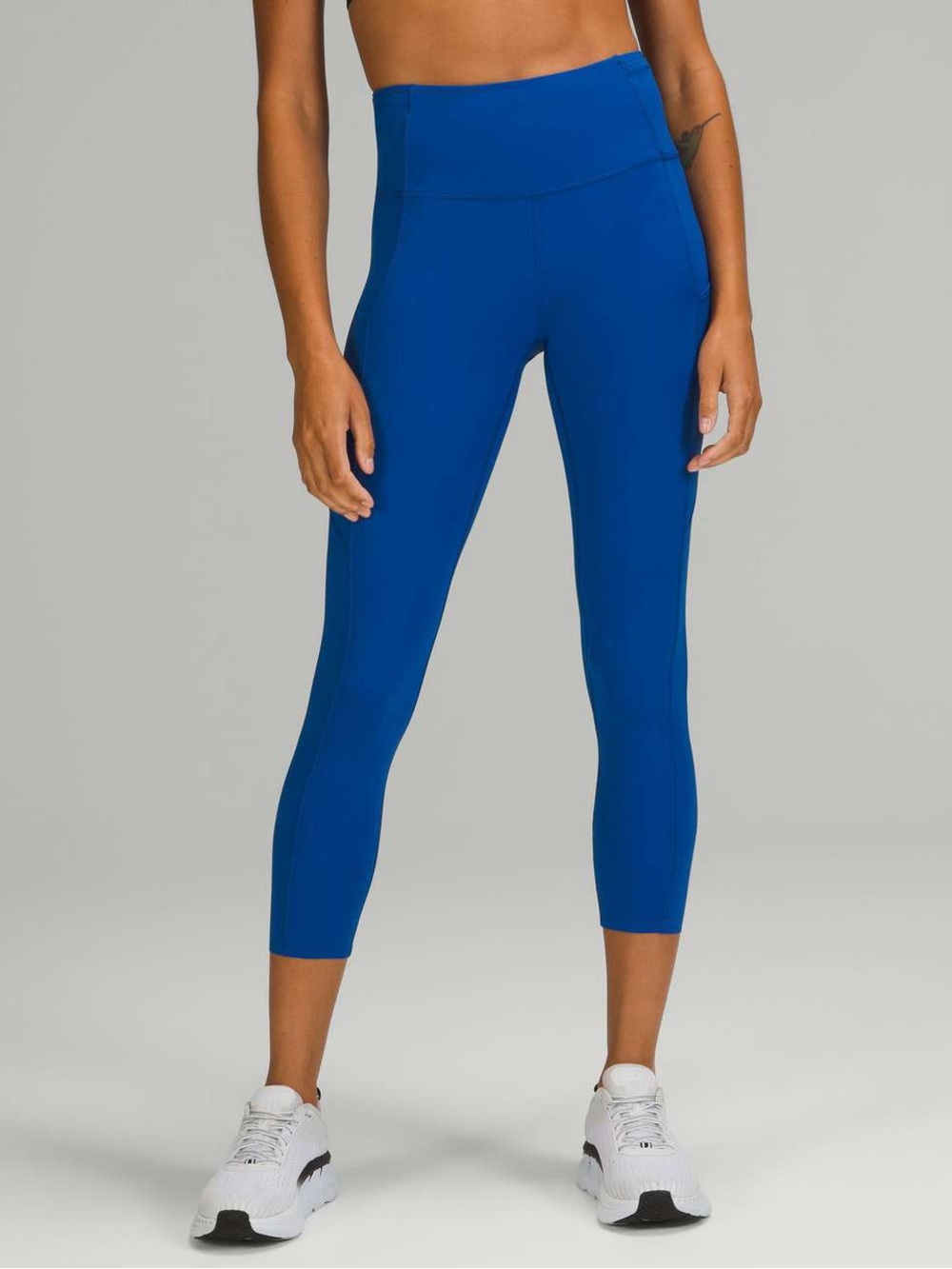 lululemon Fast and Free High-Rise Crop 23” Leggings Symphony Blue Size 6
